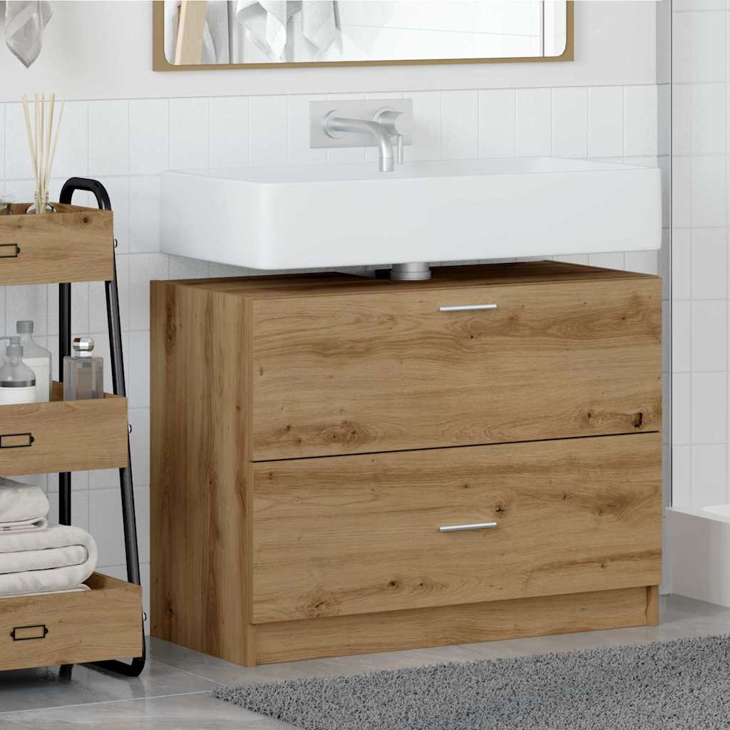 Bathroom Cabinet Artisan Oak 78 x 37 x 59 cm Engineered wood