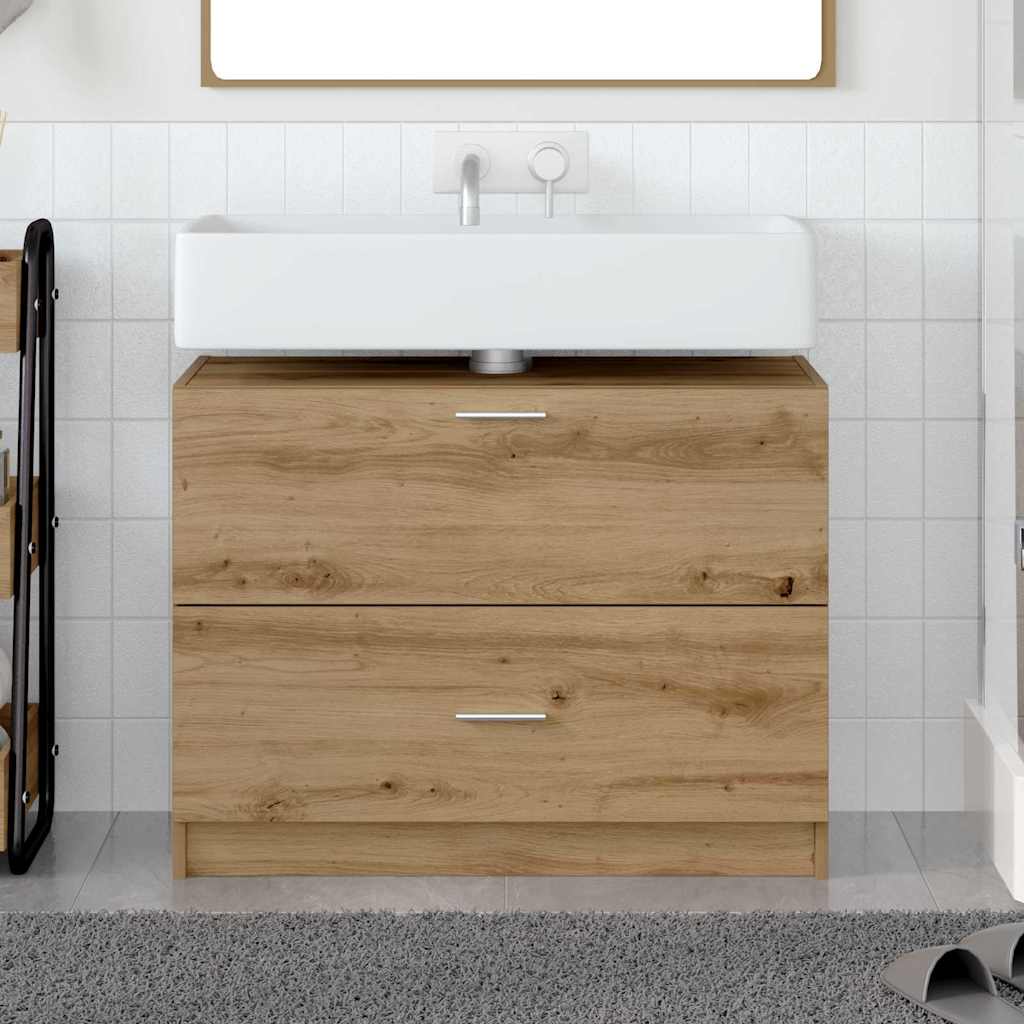 Bathroom Cabinet Artisan Oak 78 x 37 x 59 cm Engineered wood