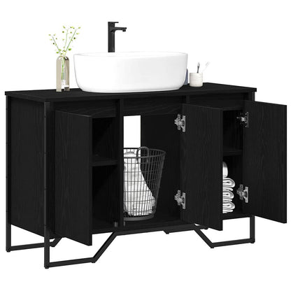 Sink Cabinet Other Black Oak 91 x 35 x 60 cm Engineered wood