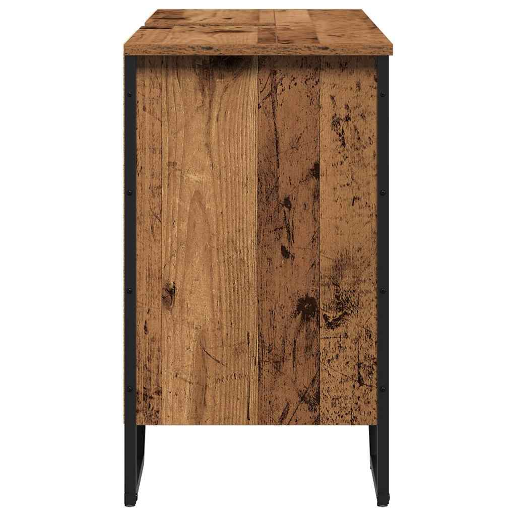 Bathroom Sink Cabinet Old Wood 91 x 35 x 60 cm Engineered wood