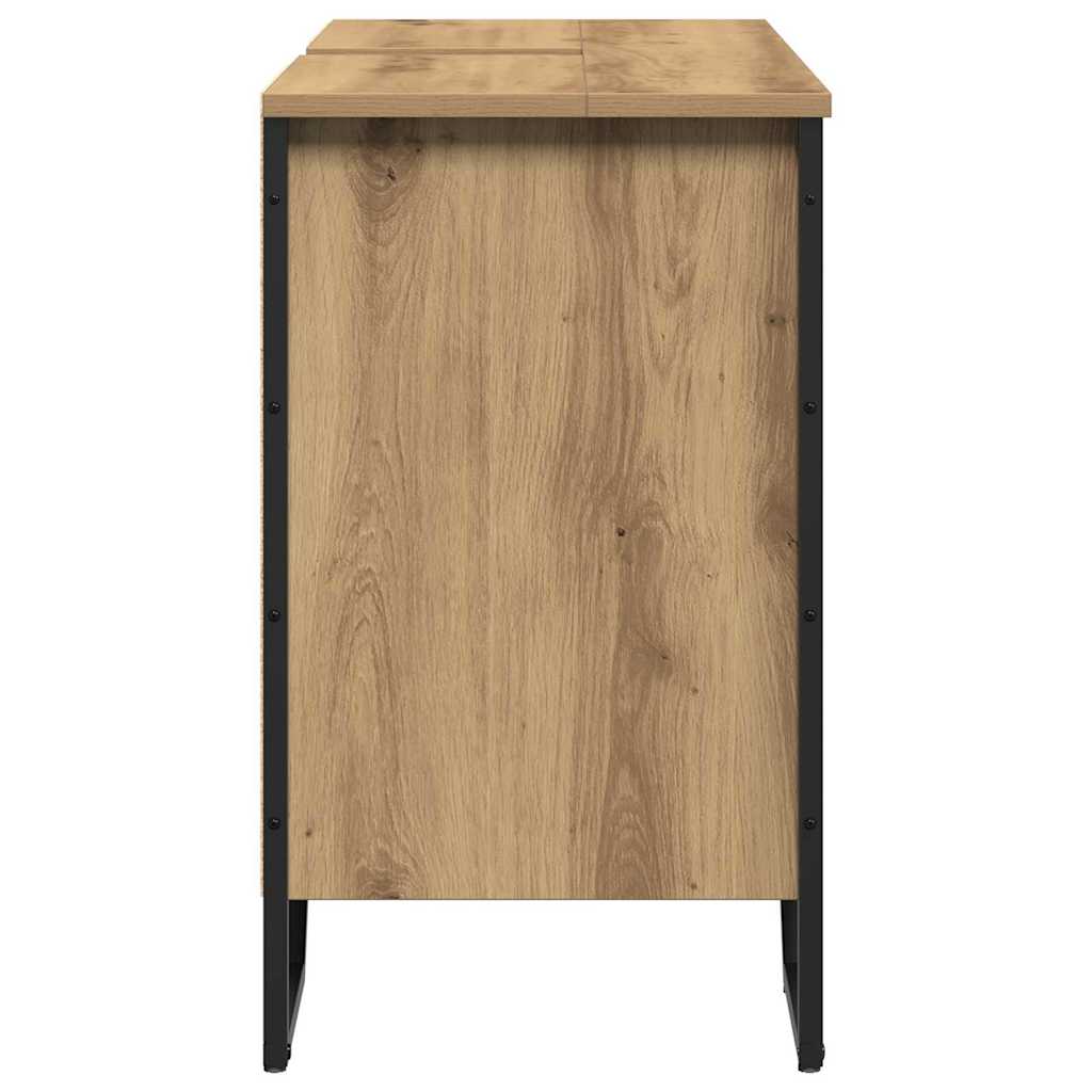 Bathroom Sink Cabinet with Shelf Artisan Oak 91 x 35 x 60 cm