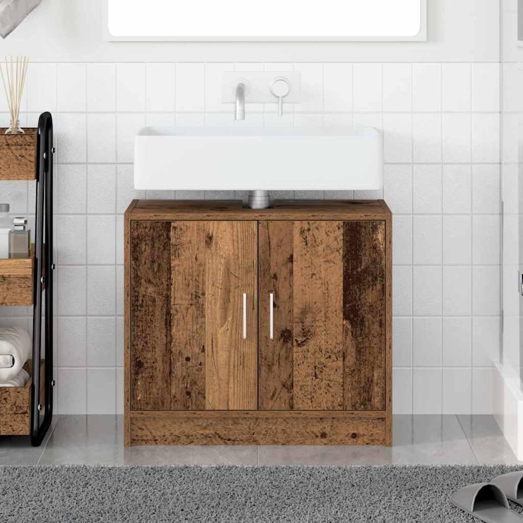 Bathroom Cabinet Old Wood 63 x 29 x 55 cm Engineered wood
