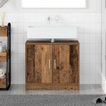 Bathroom Cabinet Old Wood 63 x 29 x 55 cm Engineered wood