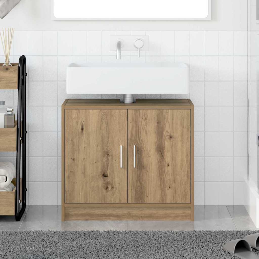 Bathroom Cabinet Artisan Oak 63 x 29 x 55 cm Engineered wood