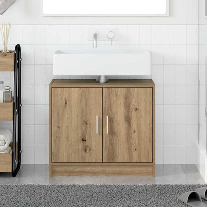 Bathroom Cabinet Artisan Oak 63 x 29 x 55 cm Engineered wood