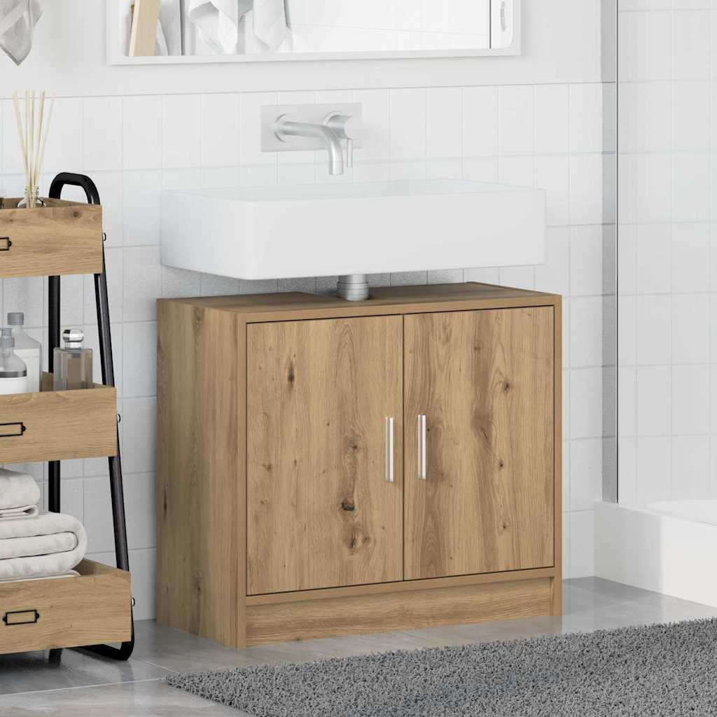 Bathroom Cabinet Artisan Oak 63 x 29 x 55 cm Engineered wood