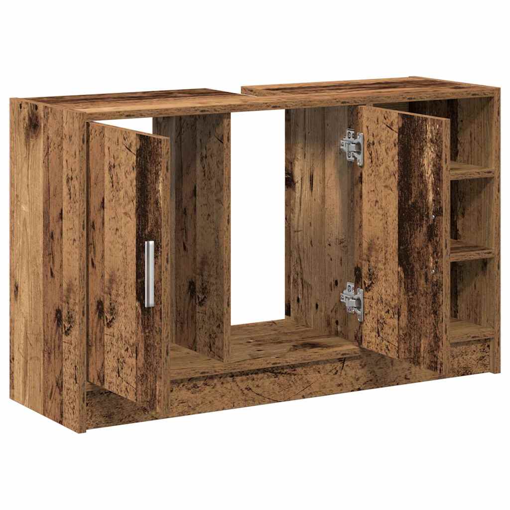 Bathroom Cabinet Old Wood 90 x 29 x 55 cm Engineered wood
