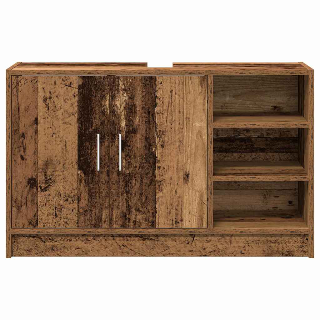 Bathroom Cabinet Old Wood 90 x 29 x 55 cm Engineered wood