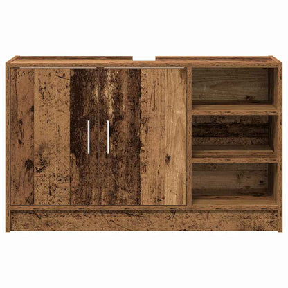 Bathroom Cabinet Old Wood 90 x 29 x 55 cm Engineered wood