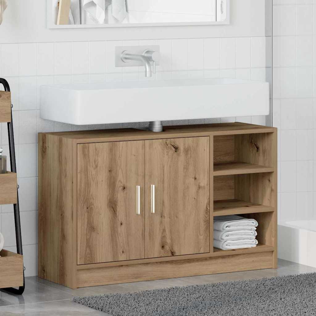 Bathroom Cabinet Artisan Oak 90 x 29 x 55 cm Engineered wood
