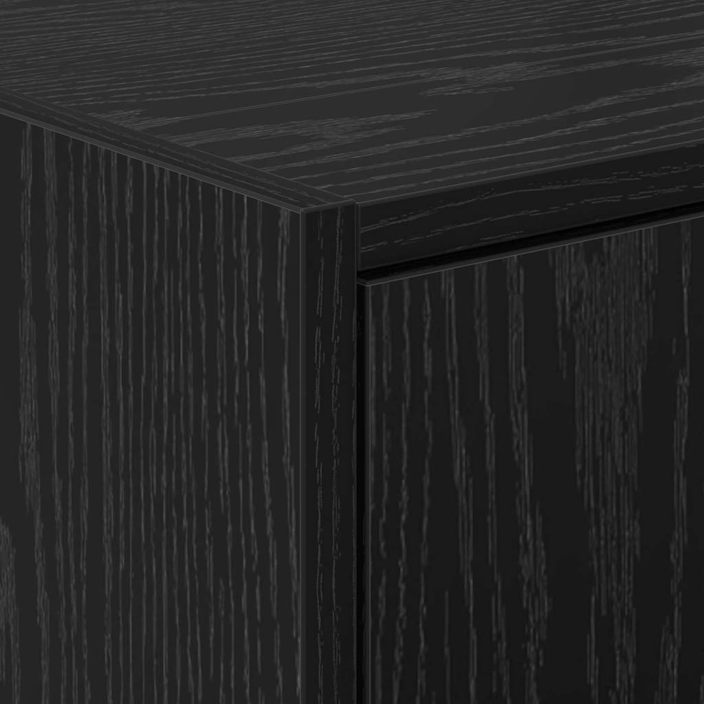 Bathroom Cabinet Black Oak 90 x 29 x 55 cm Engineered wood