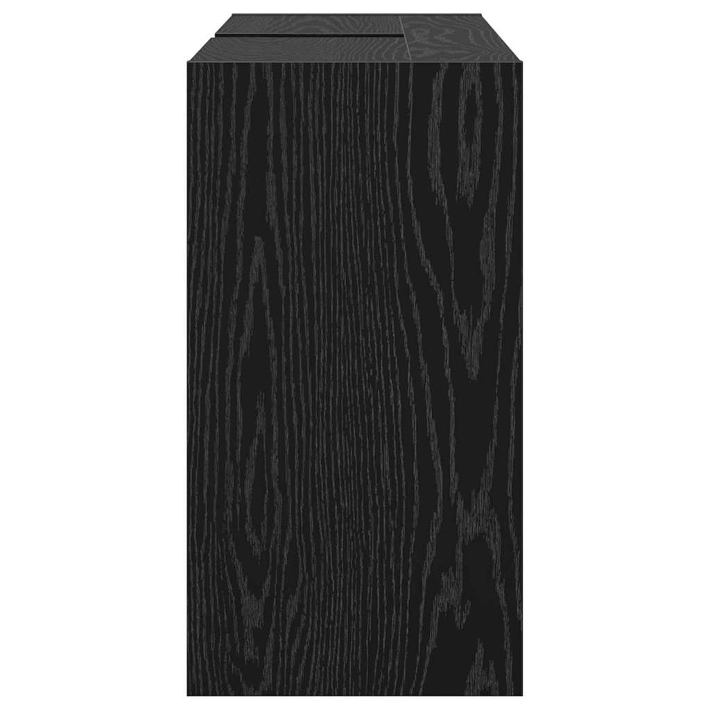 Bathroom Cabinet Black Oak 90 x 29 x 55 cm Engineered wood
