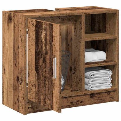 Bathroom Cabinet Old Wood 63 x 29 x 55 cm Engineered wood
