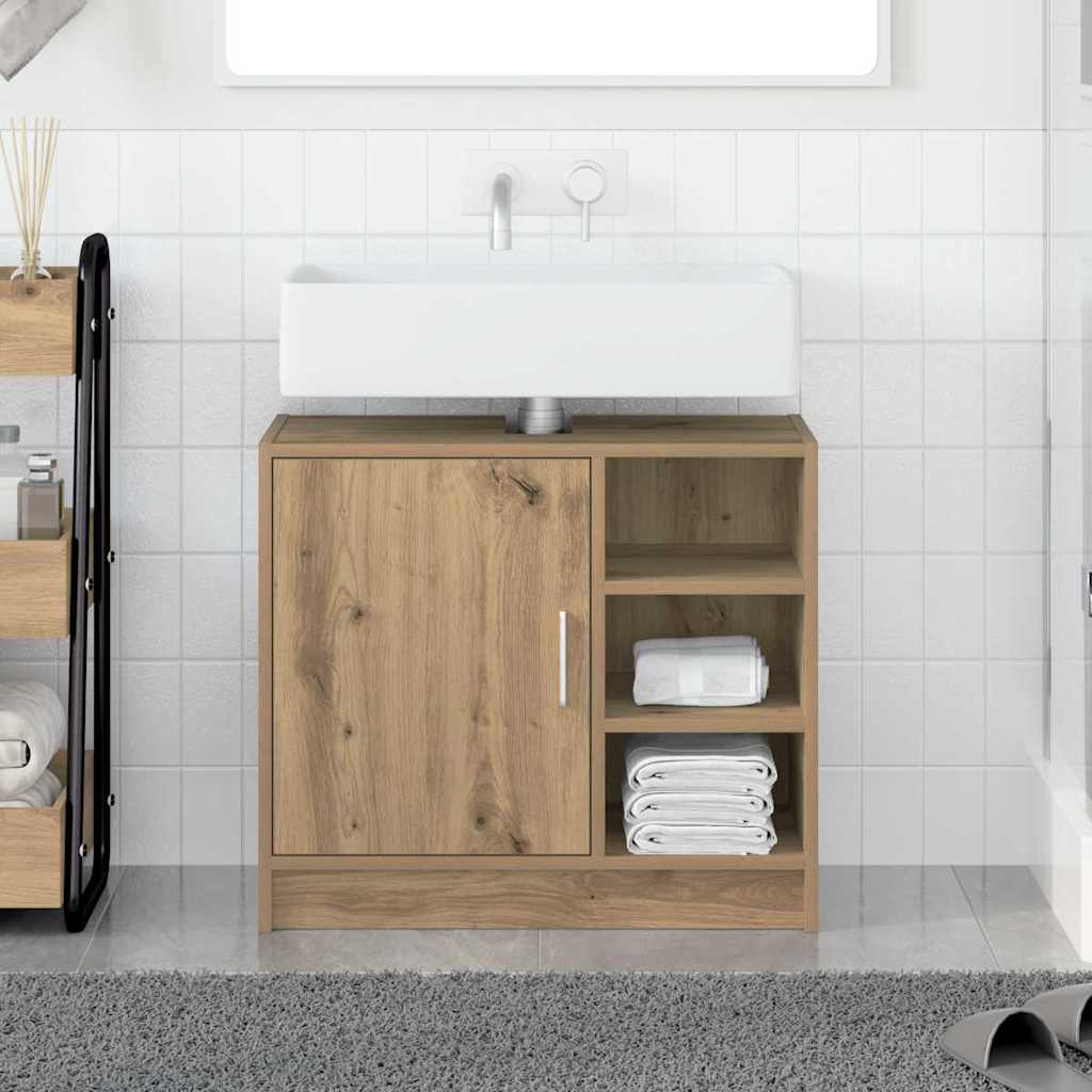 Bathroom Cabinet Artisan Oak 63 x 29 x 55 cm Engineered wood