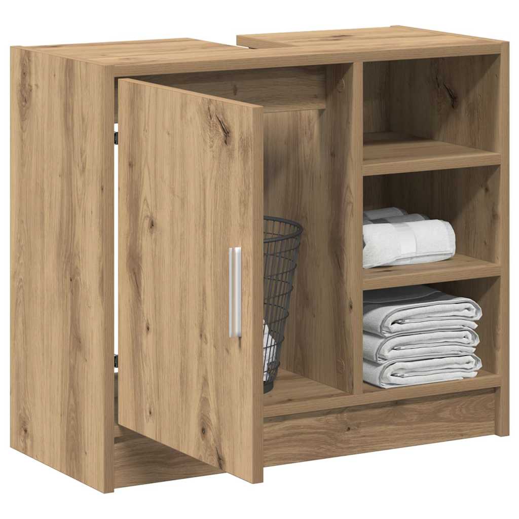 Bathroom Cabinet Artisan Oak 63 x 29 x 55 cm Engineered wood