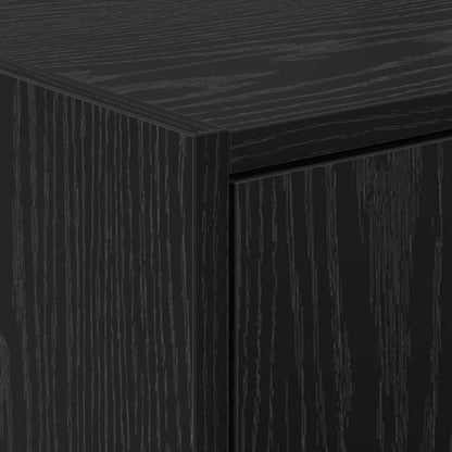 Bathroom Cabinet Black Oak 63 x 29 x 55 cm Engineered wood