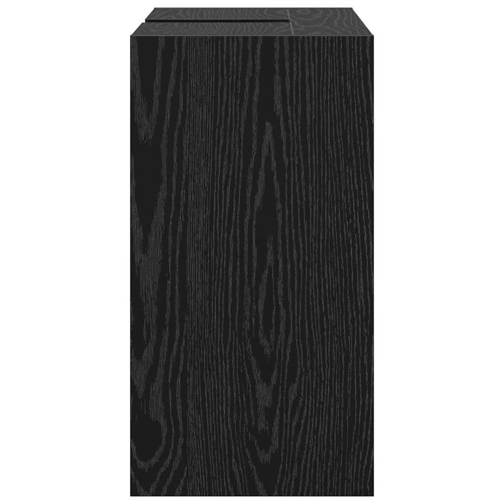 Bathroom Cabinet Black Oak 63 x 29 x 55 cm Engineered wood