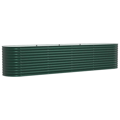 Garden Raised Bed Green 400 x 80 x 81 cm Steel