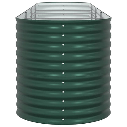 Garden Raised Bed Green 400 x 80 x 81 cm Steel