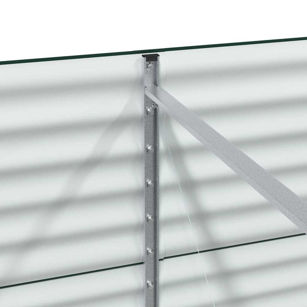 Garden Raised Bed Green 320 x 80 x 81 cm Steel