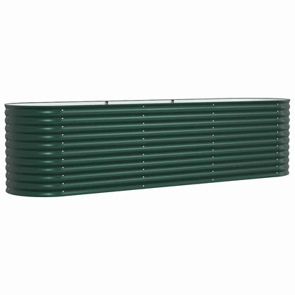 Garden Raised Bed Green 320 x 80 x 81 cm Steel