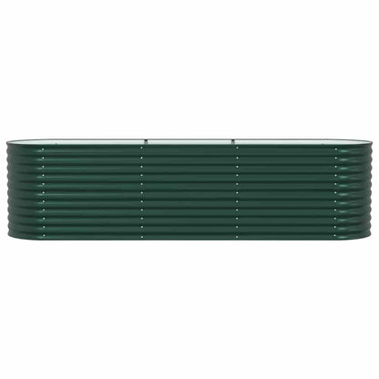 Garden Raised Bed Green 320 x 80 x 81 cm Steel