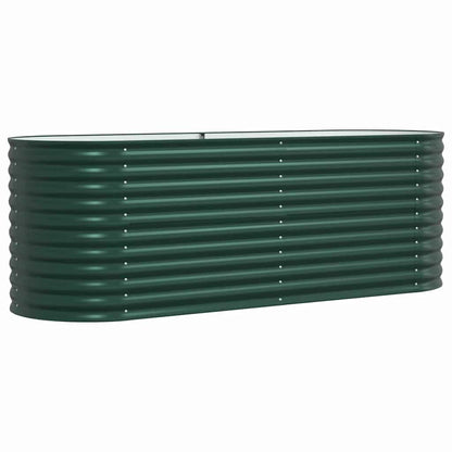 Garden Raised Bed Green 240 x 80 x 81 cm Steel