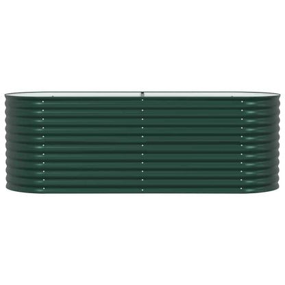 Garden Raised Bed Green 240 x 80 x 81 cm Steel