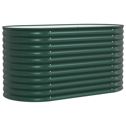 Garden Raised Bed Green 160 x 80 x 81 cm Steel
