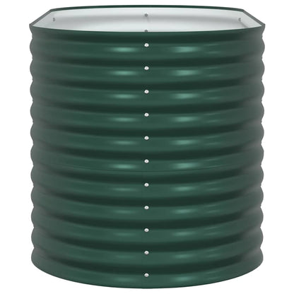 Garden Raised Bed Green 160 x 80 x 81 cm Steel
