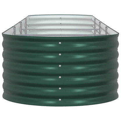 Garden Raised Bed Green 400 x 80 x 44 cm Steel