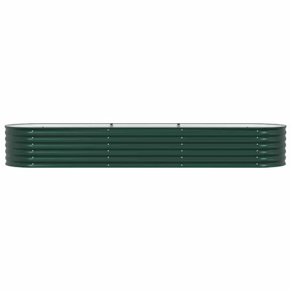 Garden Raised Bed Green 320 x 80 x 44 cm Steel