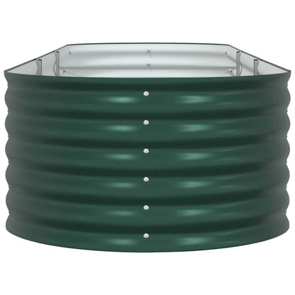 Garden Raised Bed Green 320 x 80 x 44 cm Steel