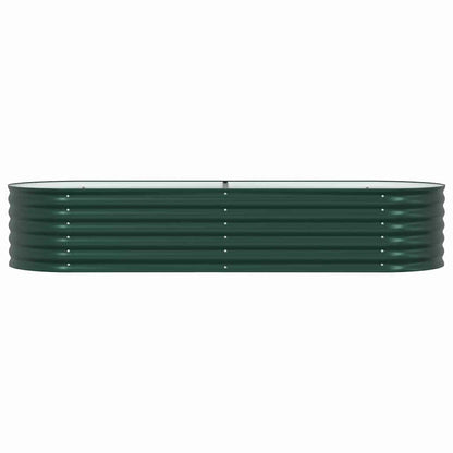 Garden Raised Bed Green 240 x 80 x 44 cm Steel