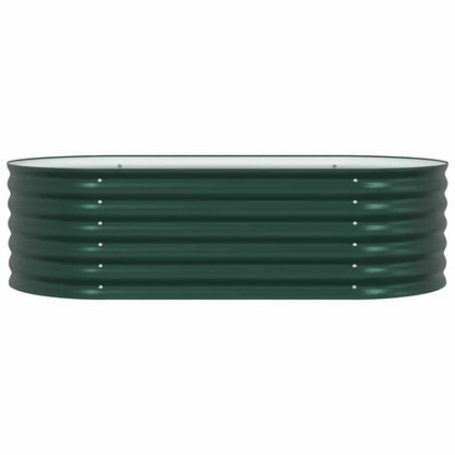 Garden Raised Bed Green 160 x 80 x 44 cm Steel