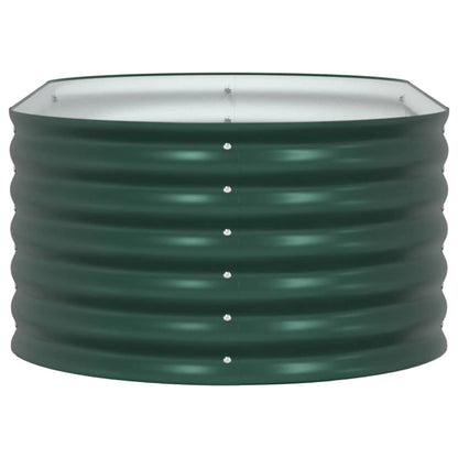 Garden Raised Bed Green 160 x 80 x 44 cm Steel