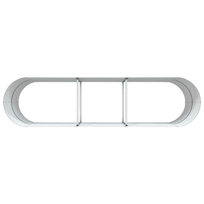 Garden Raised Bed Brown 320 x 80 x 81 cm Steel