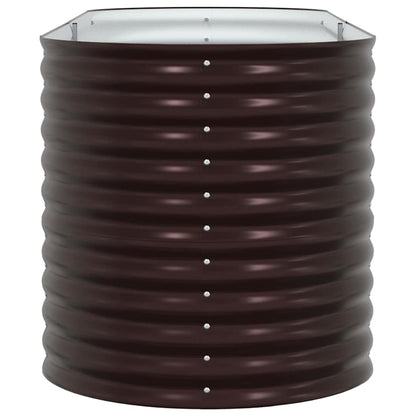 Garden Raised Bed Brown 240 x 80 x 81 cm Steel