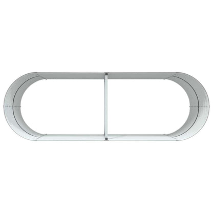 Garden Raised Bed Brown 240 x 80 x 81 cm Steel