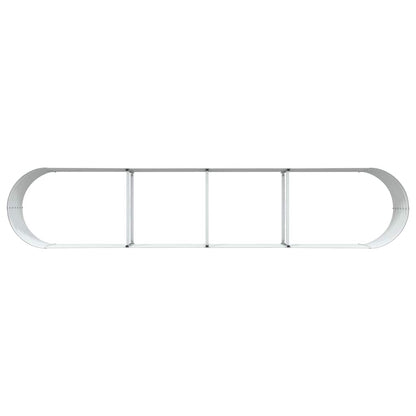 Garden Raised Bed Brown 400 x 80 x 44 cm Steel