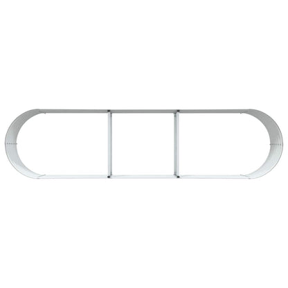 Garden Raised Bed Brown 320 x 80 x 44 cm Steel