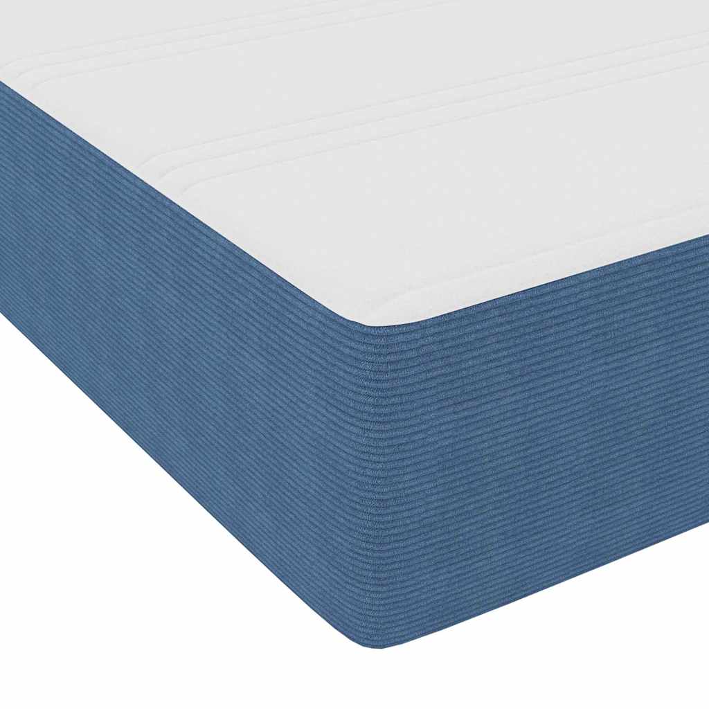 Bed Frame Blue 80 x 200 cm Corduroy fabric