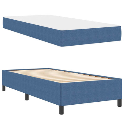 Bed Frame Blue 80 x 200 cm Corduroy fabric
