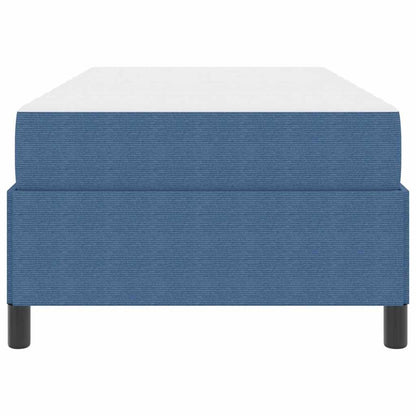 Bed Frame Blue 80 x 200 cm Corduroy fabric