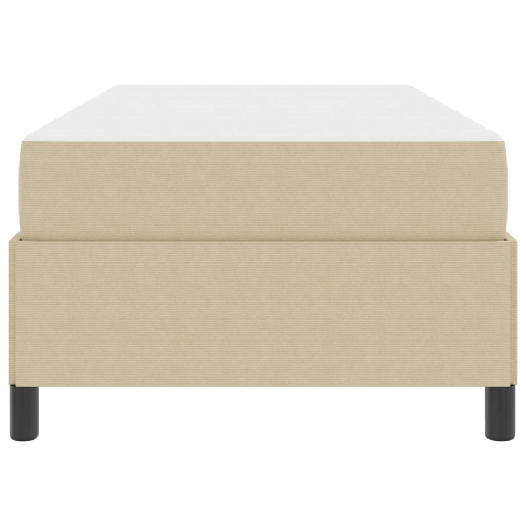 Bed Frame Light green grey 80 x 200 cm Corduroy fabric