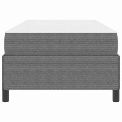 Bed Frame Light grey 90 x 200 cm Corduroy fabric