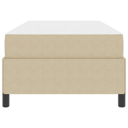 Bed Frame Light green grey 90 x 200 cm Corduroy fabric