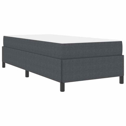 Bed Frame Dark grey 100 x 200 cm Corduroy fabric