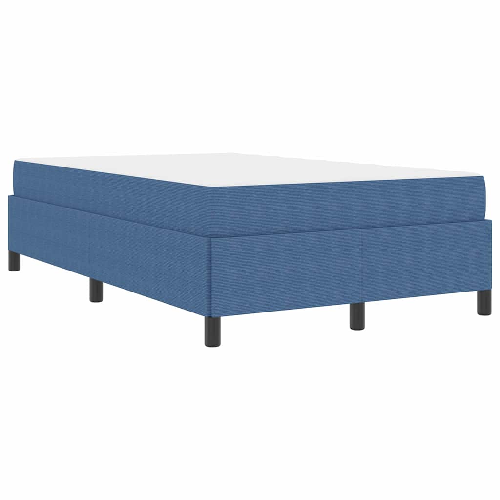 Bed Frame Blue 120 x 200 cm Corduroy fabric