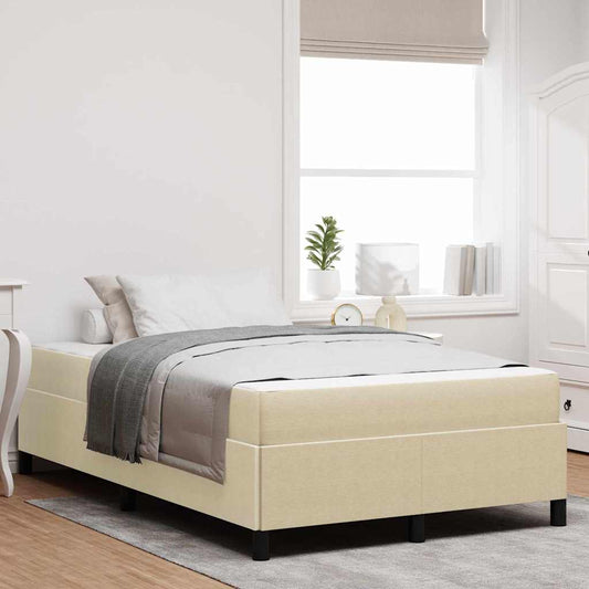 Bed Frame Light green grey 120 x 200 cm Corduroy fabric